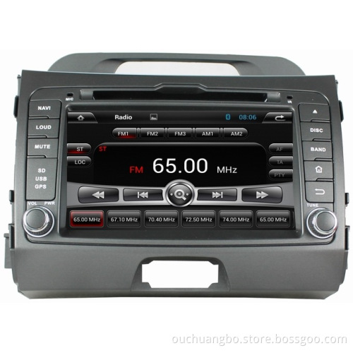 Ouchuangbo 100% pure android 4.2 OS multimeida radio DVD for Kia Sportage R 2010-2012